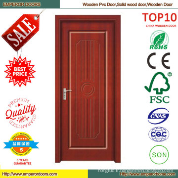 Design MDF PVC porte de la salle de Type indien